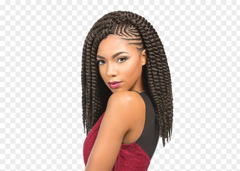 Cornrows Jheri Curl Hair Cartoon PNG