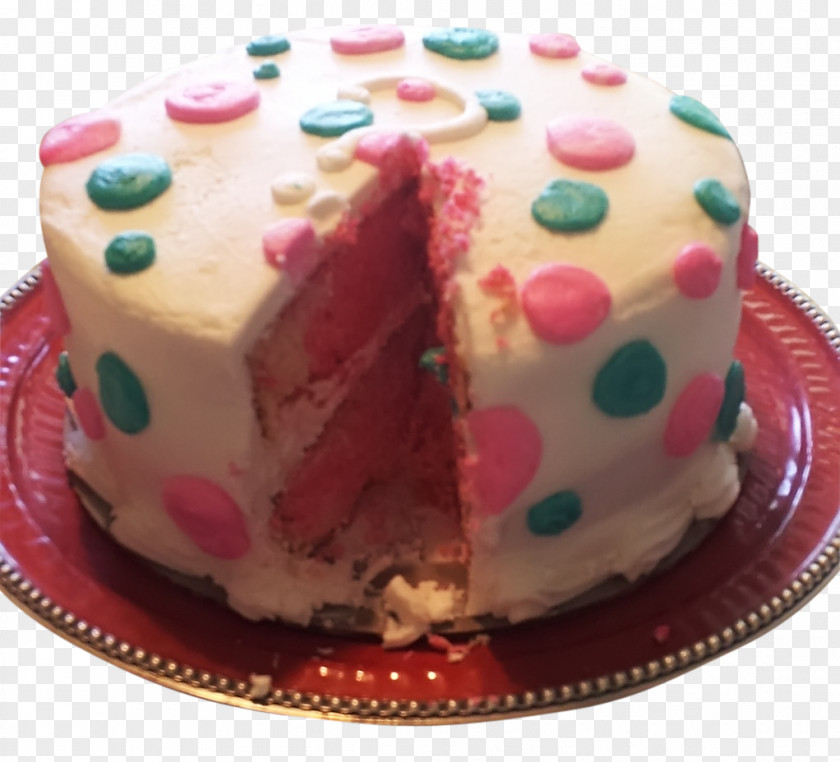 Polka Dot Cake Cupcake Buttercream Decorating Gender Reveal PNG