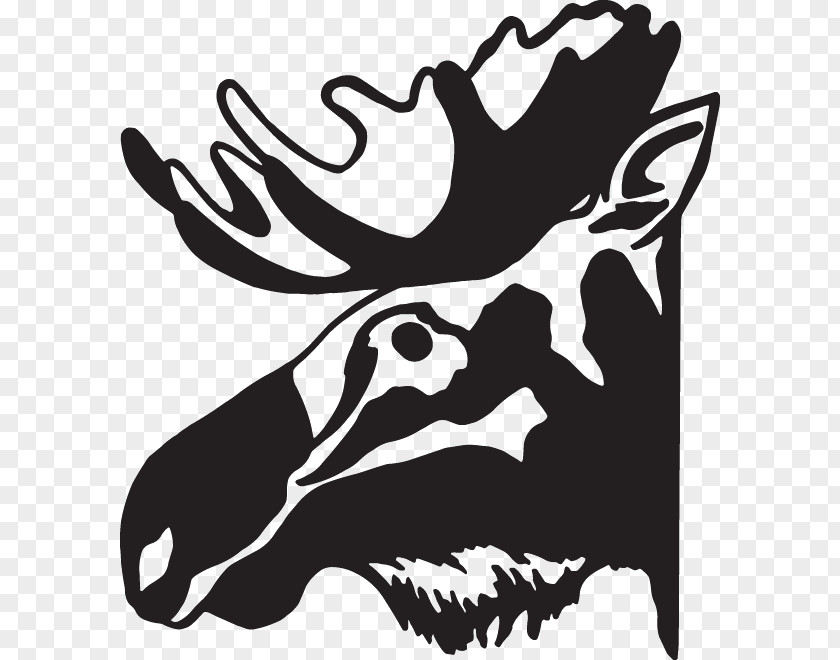 Reindeer Decal Moose Valenki Sticker PNG