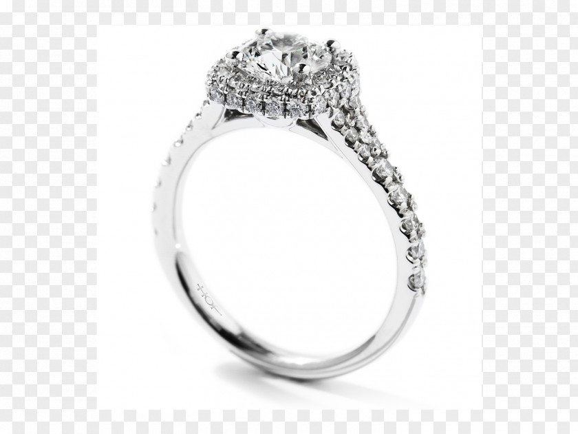 Ring Engagement Jewellery Hearts On Fire Diamond PNG