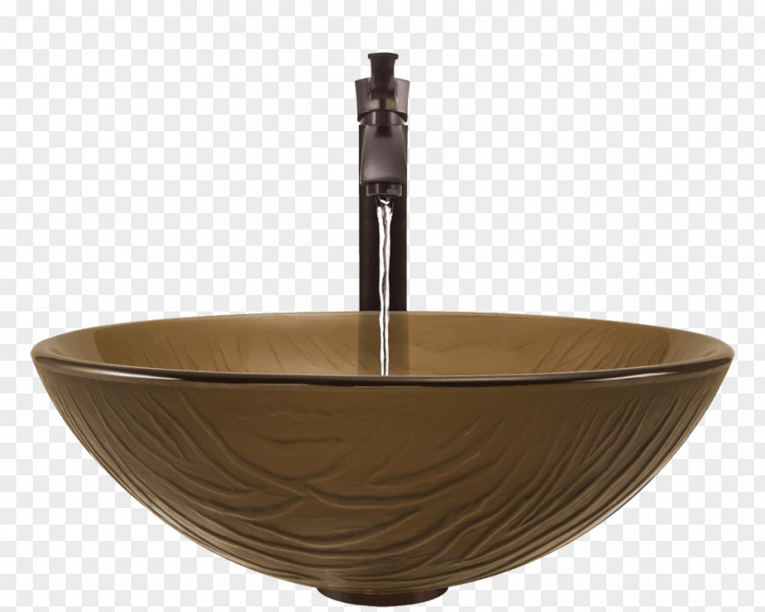 Sand Glass Bowl Sink Tap Modern Bathroom PNG