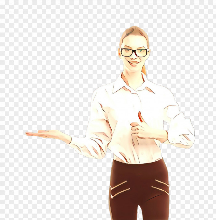 Beige Hand Glasses PNG