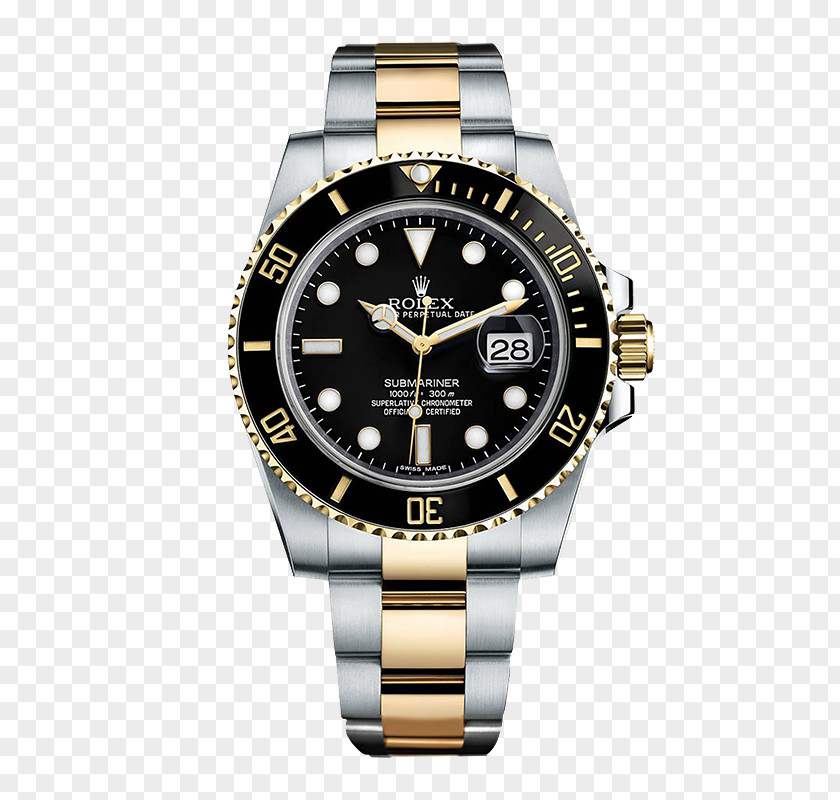 Black Male Watch Rolex Submariner Daytona Datejust GMT Master II PNG