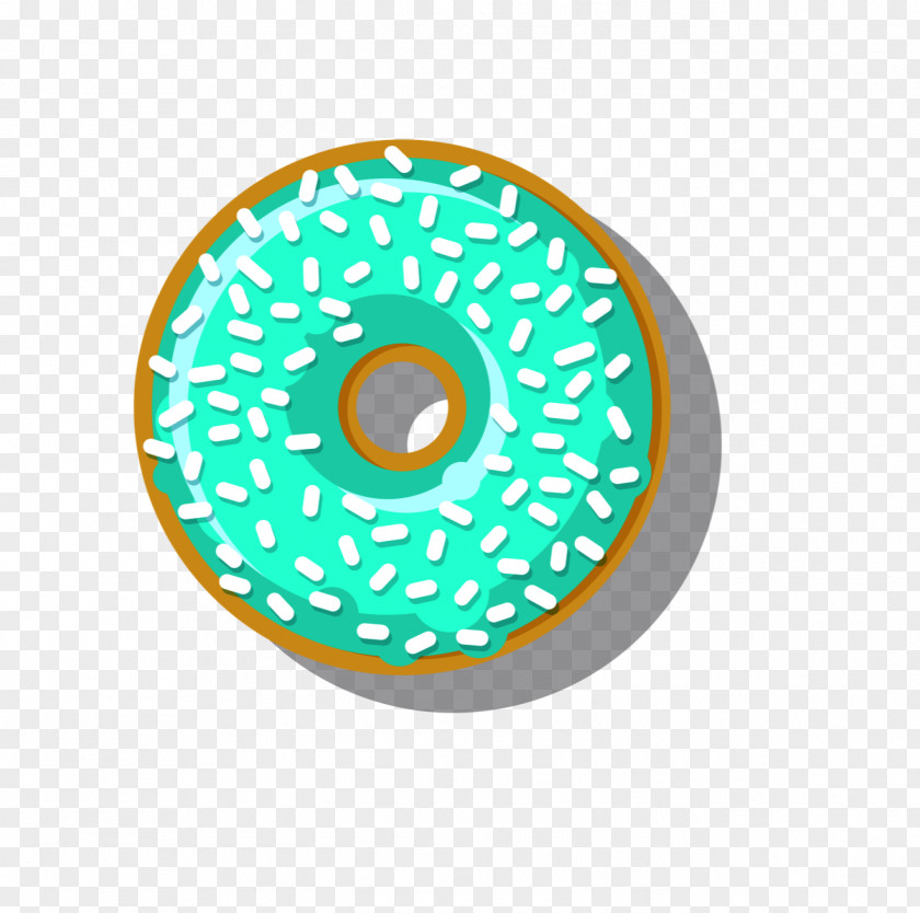 Blue Donut Donuts Food Cafe Pillow Clip Art PNG