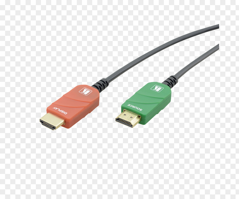 Fibre Optic HDMI Kramer Electronics Electrical Cable Optical Fiber Serial PNG