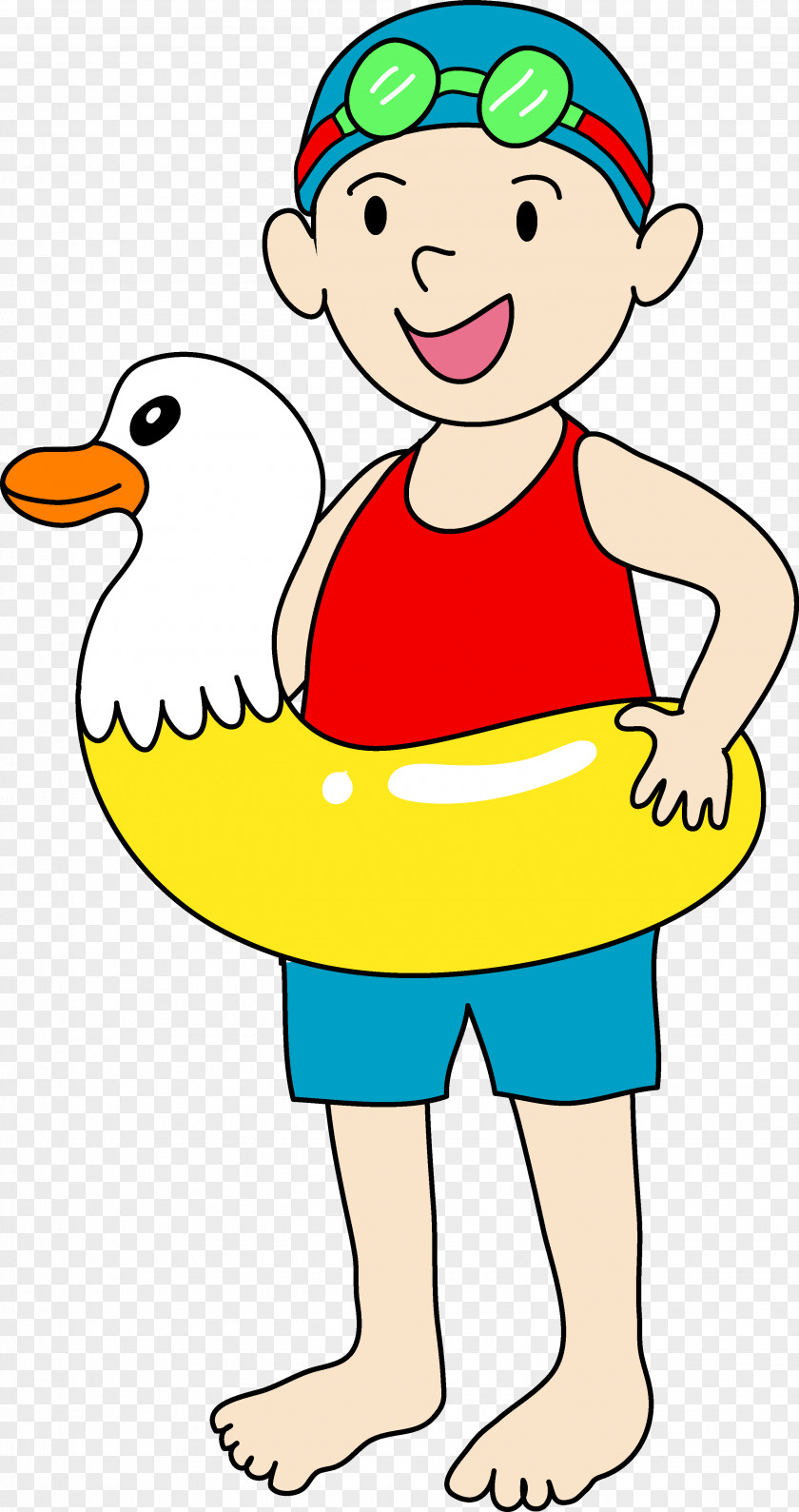 Happy Kids Clipart Water Park Slide Swimming Pool Clip Art PNG