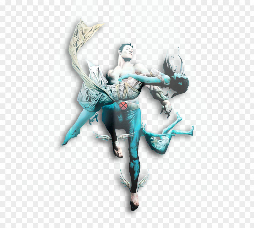 Namor Mutant Figurine Organism Turquoise PNG