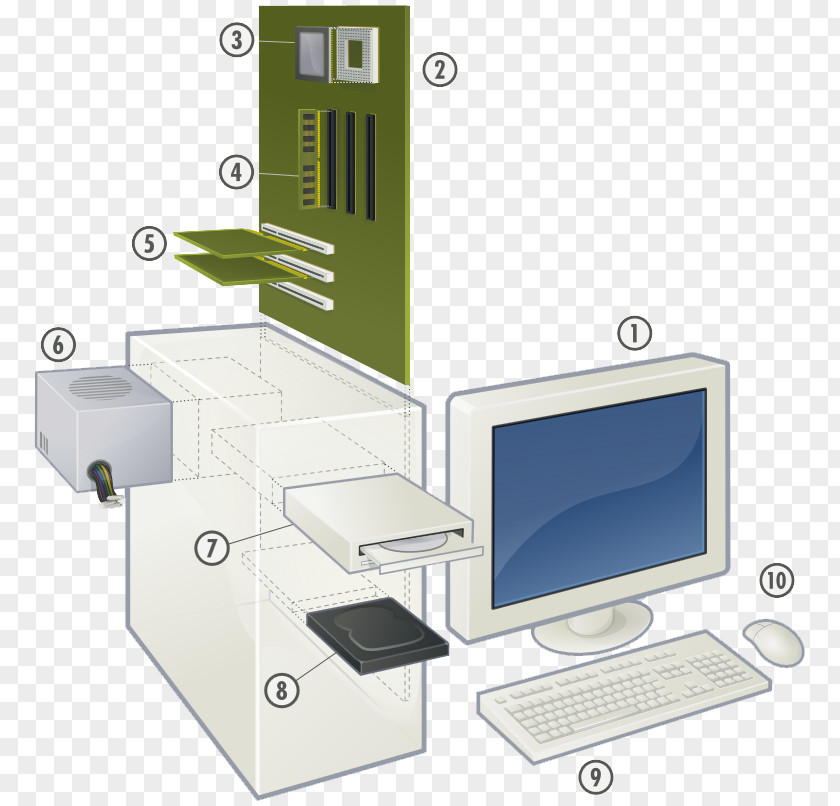 Laptop Computer Hardware Personal Exploded-view Drawing PNG