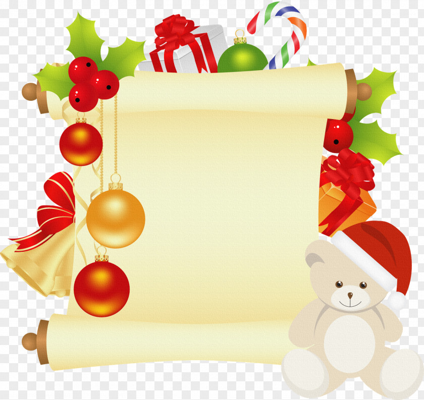 New Year Background Christmas Decoration Santa Claus Ornament PNG