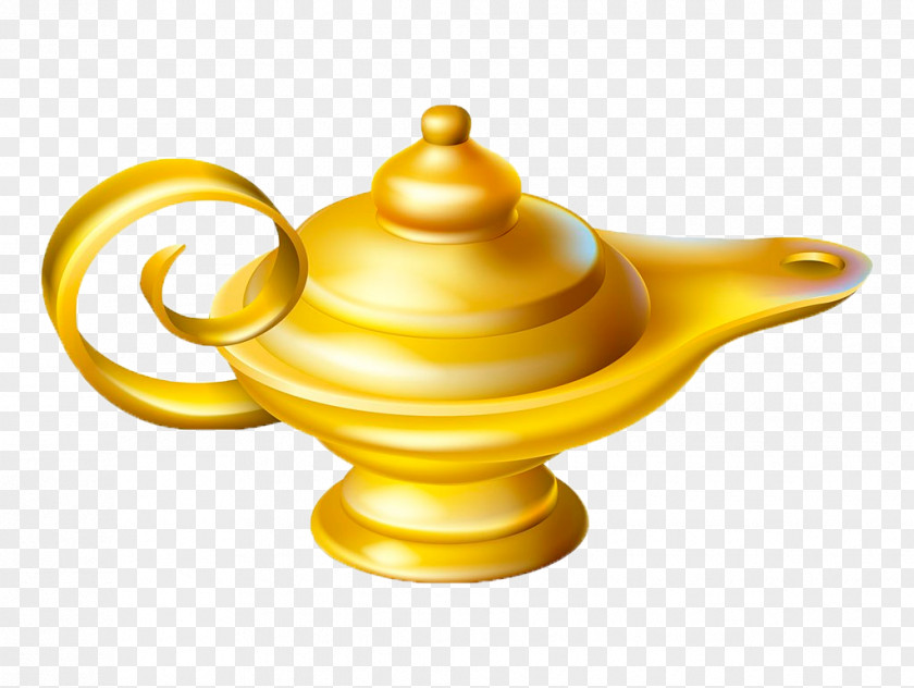 Aladdin Ornament Oil Lamp Royalty-free Genie Lantern PNG