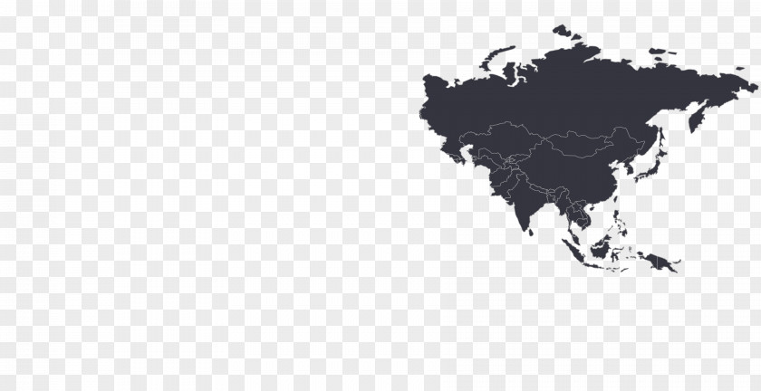 Asia Map Globe World PNG