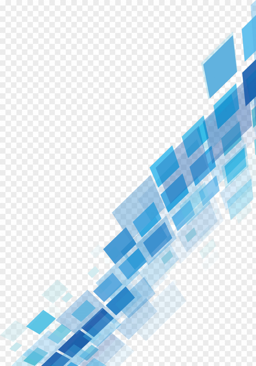 Blue Geometric Technology Background PNG geometric technology background clipart PNG