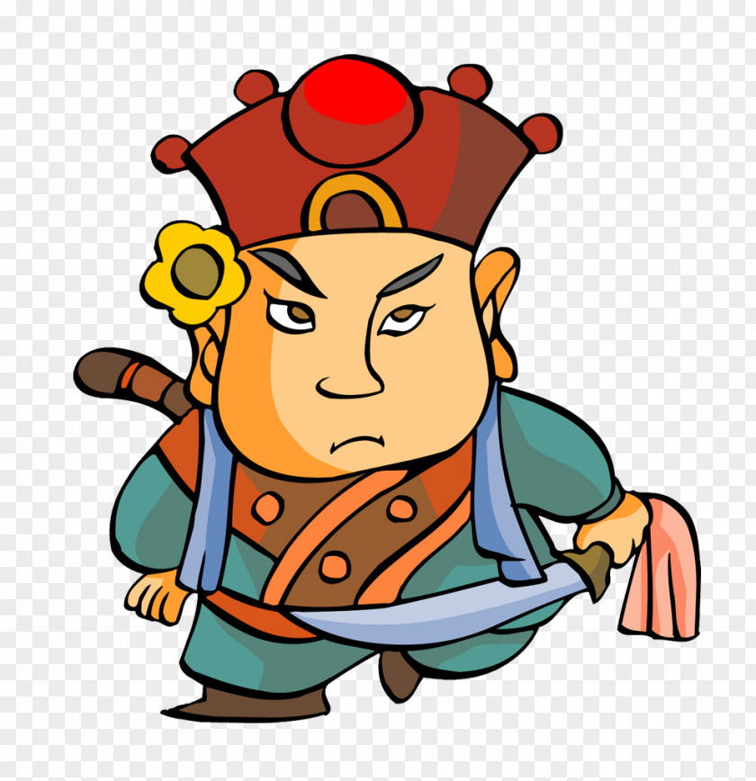 Cartoon Character Holding A Knife Wu Arms Song Clip Art PNG