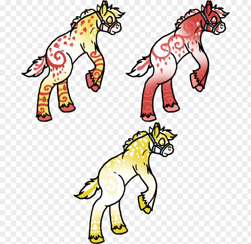 Horse Line Art Cartoon Clip PNG