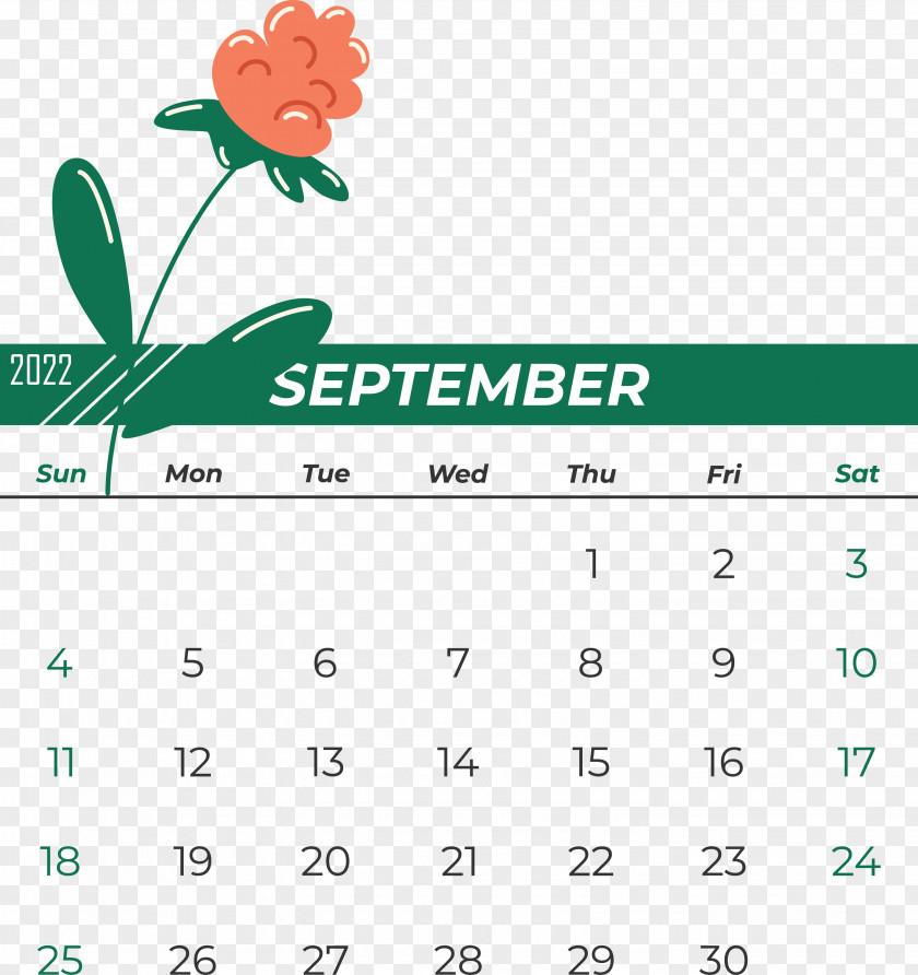 Leaf Logo Line Calendar Green PNG