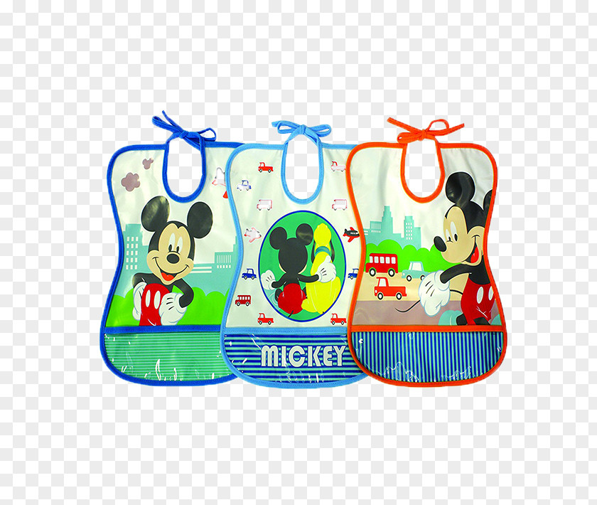 Mickey Mouse Bib Infant Child Toy PNG