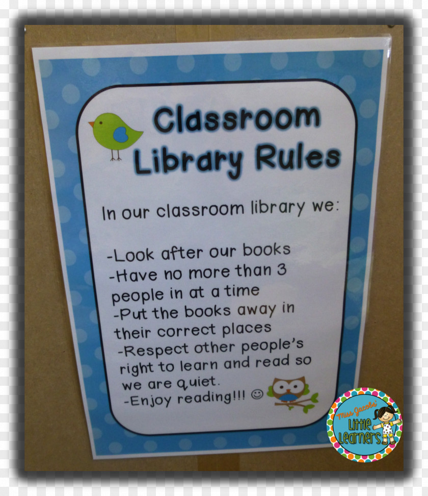 Teacher Classroom Library Chart Information PNG