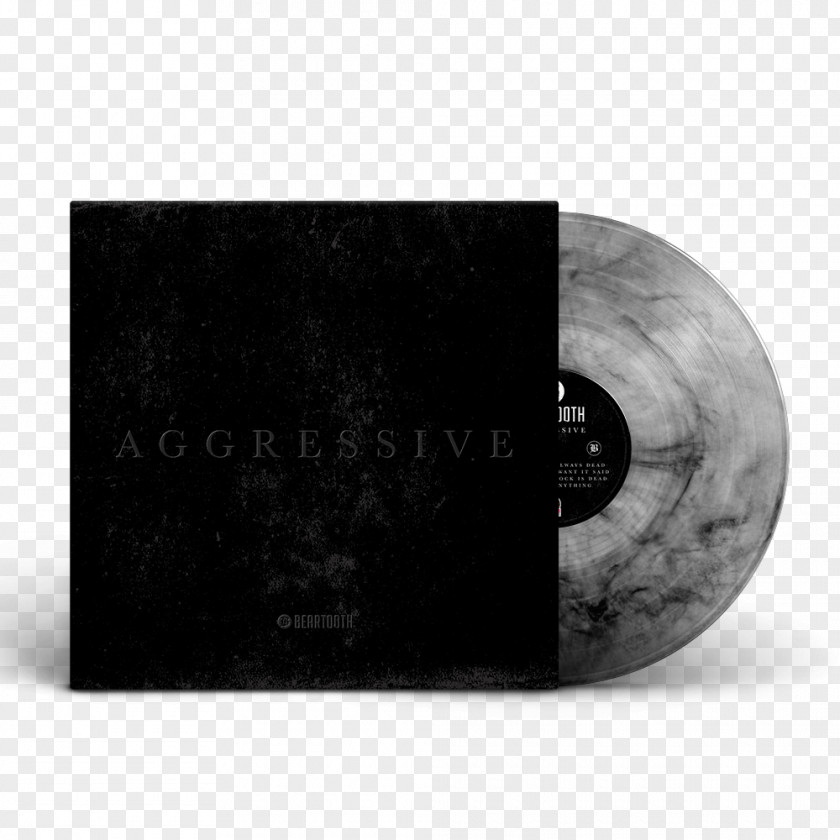 Vinyl Cover Beartooth Aggressive Phonograph Record LP UNFD PNG