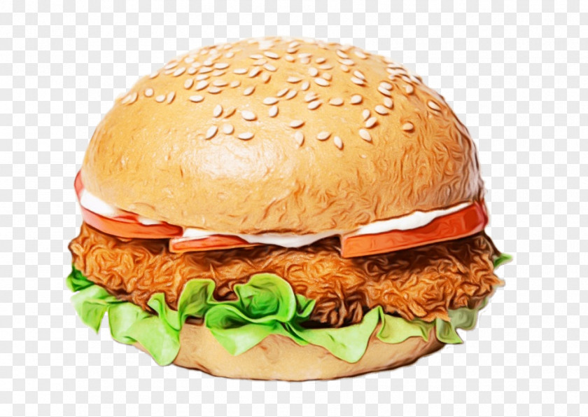Big Mac Lettuce Junk Food Cartoon PNG