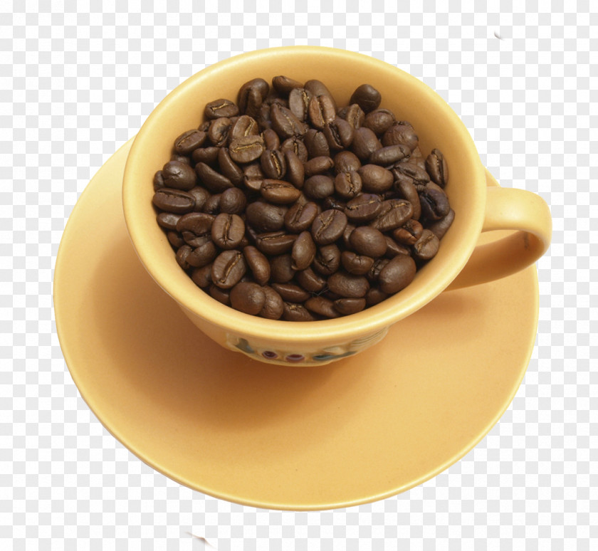 Coffee Beans Bean Tea Cup PNG
