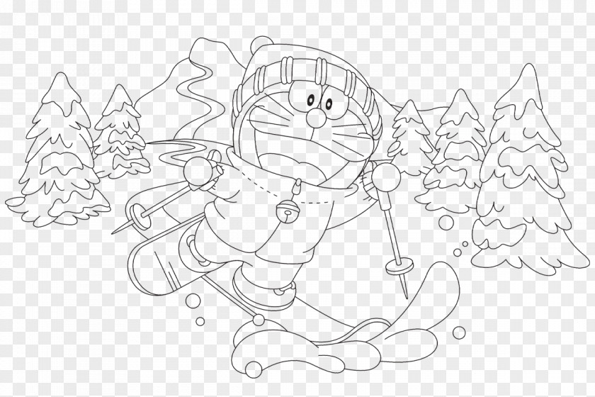Doraemon Sheet Coloring Book Web Page Game Drawing PNG