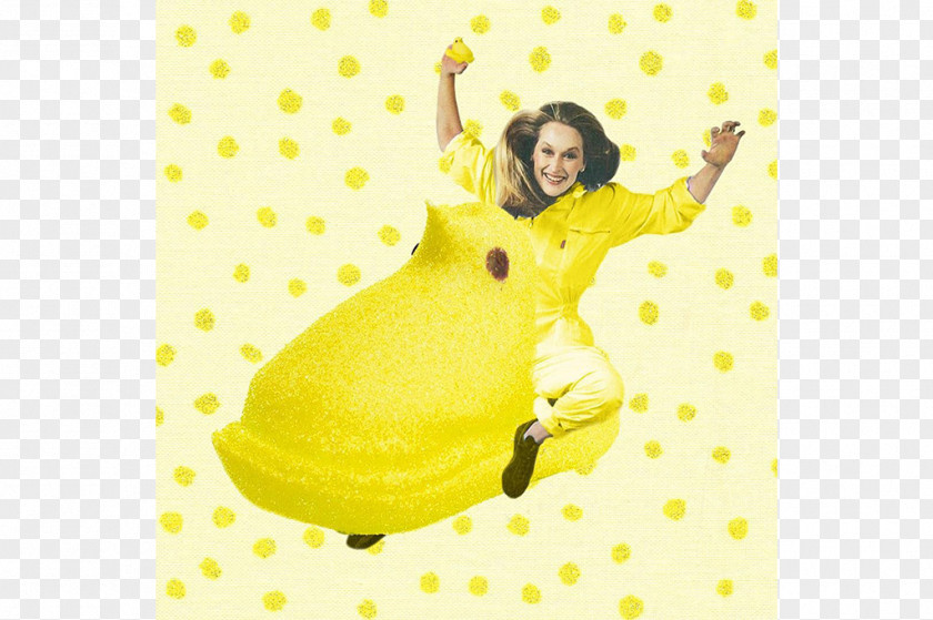 Meryl Streep Banana Happiness PNG