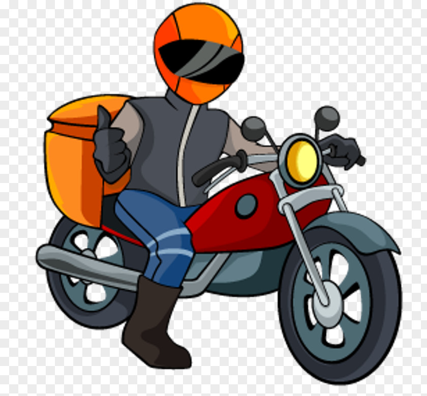 Motorcycle Courier Transport Service Freight Company PNG