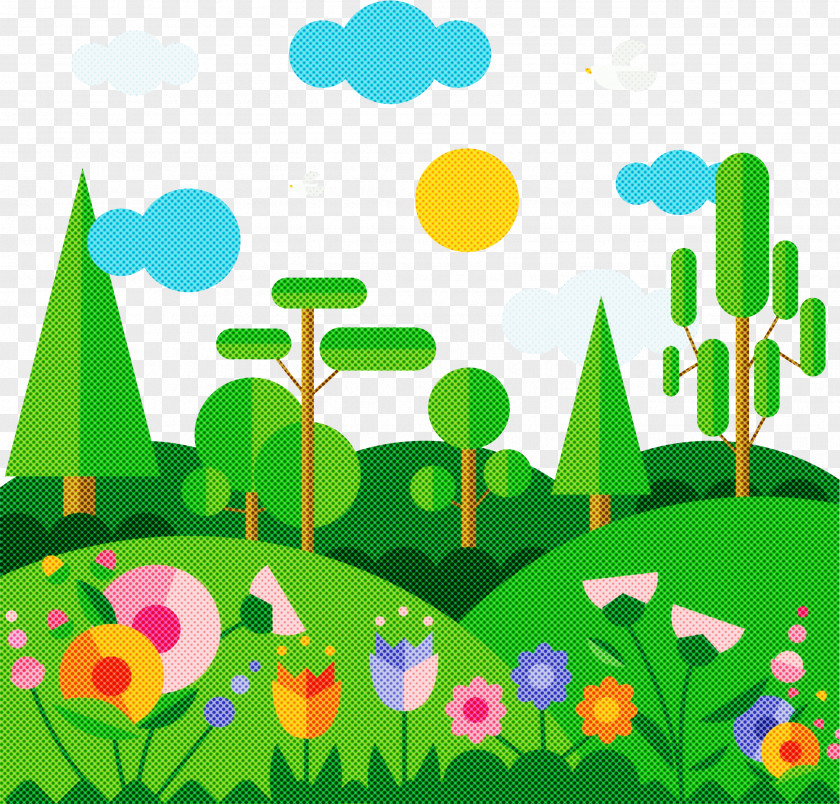 Nature Green Natural Landscape Grass Meadow PNG
