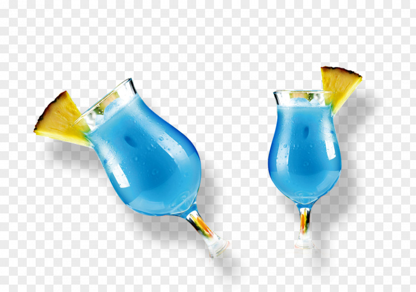 Cocktail Blue Hawaii Wine Champagne PNG