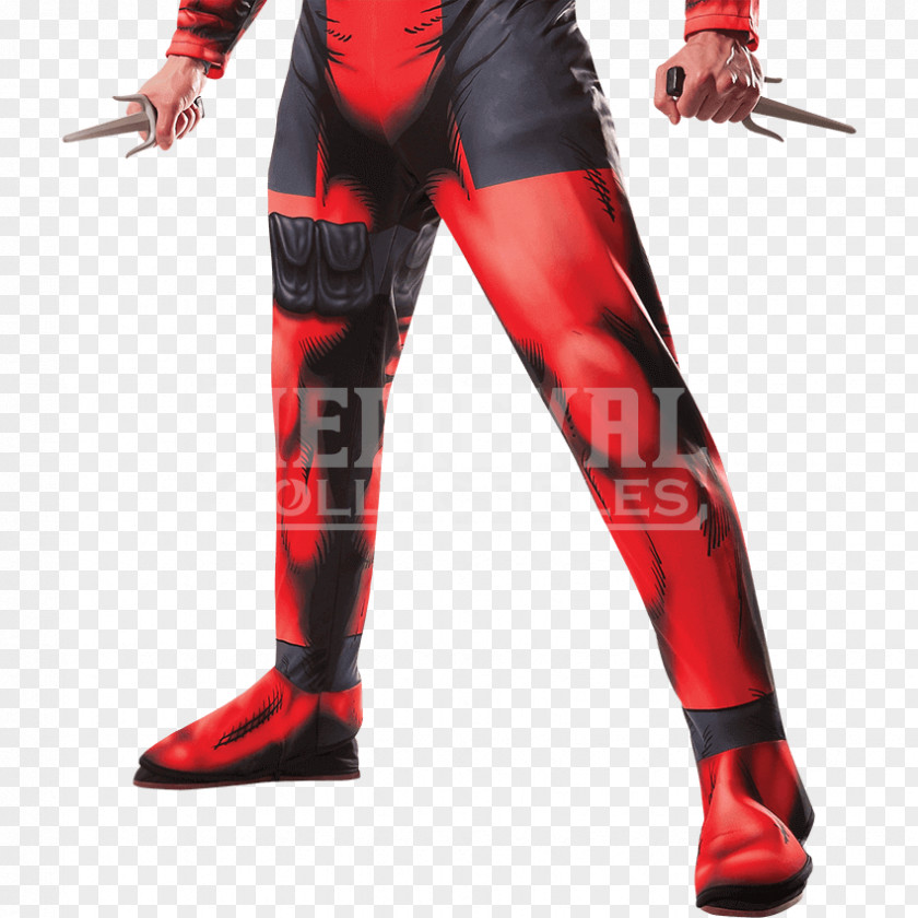 Costume Deadpool Superhero Marvel Comics Halloween Party PNG