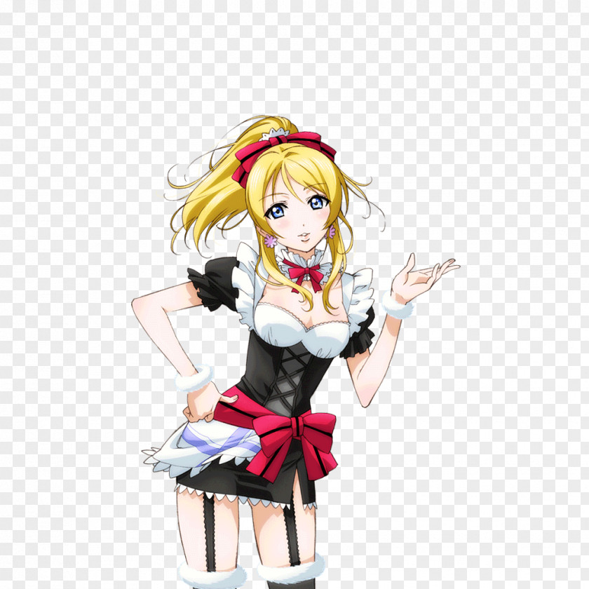 Eli Ayase Love Live! School Idol Festival Cosplay Costume French Maid PNG maid, oh baby clipart PNG