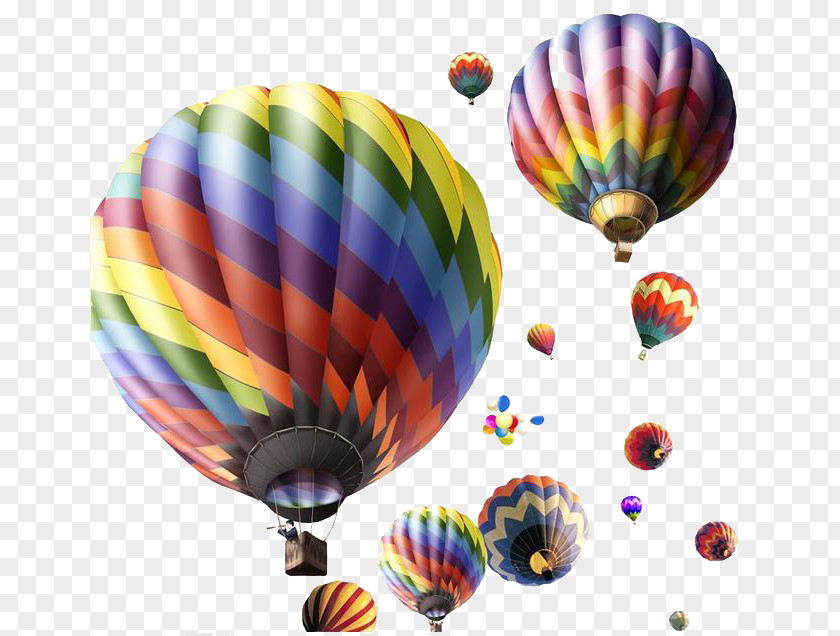 Many Hot Air Balloon ICO Icon PNG