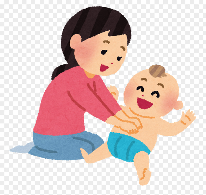 Baby Massage Infant Midwife Family PNG