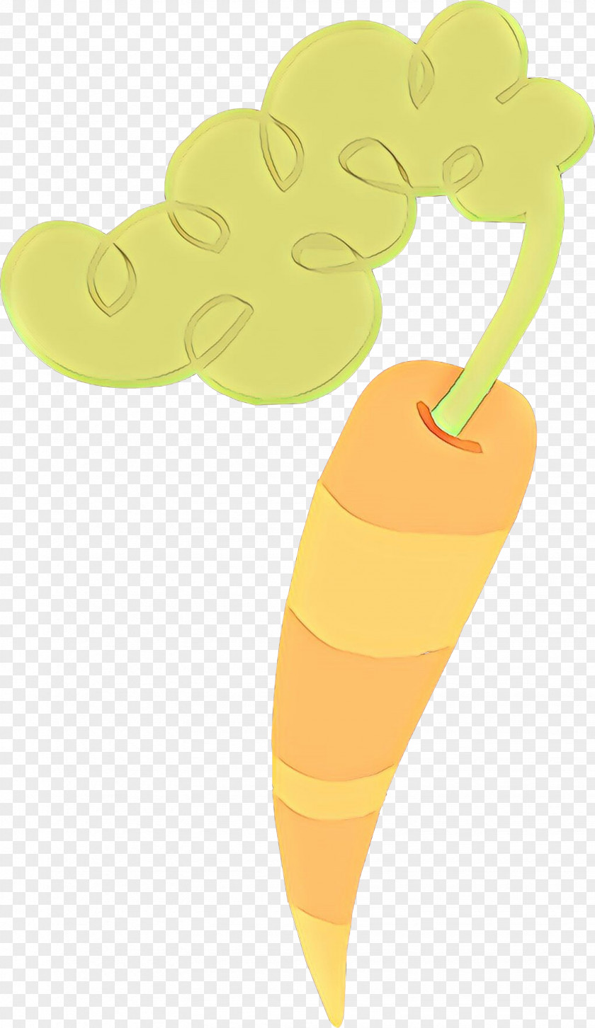 Carrot Plant Ice Cream Cone Background PNG
