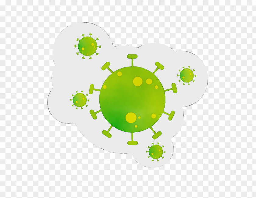 Green Yellow Leaf Circle Logo PNG