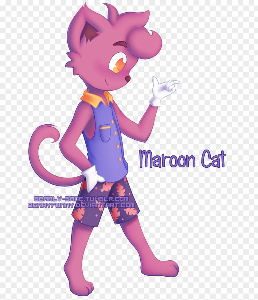 Hang In There Cat Animated Cartoon Figurine Mascot Character PNG
