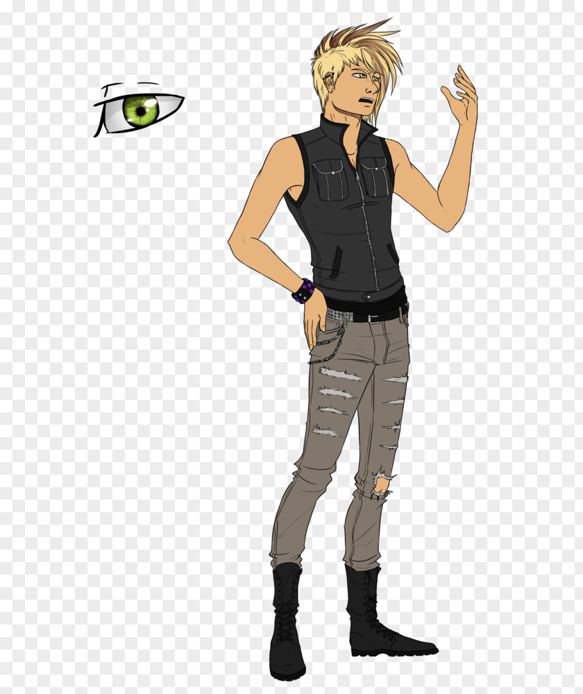 Human Form Jeans Costume PNG