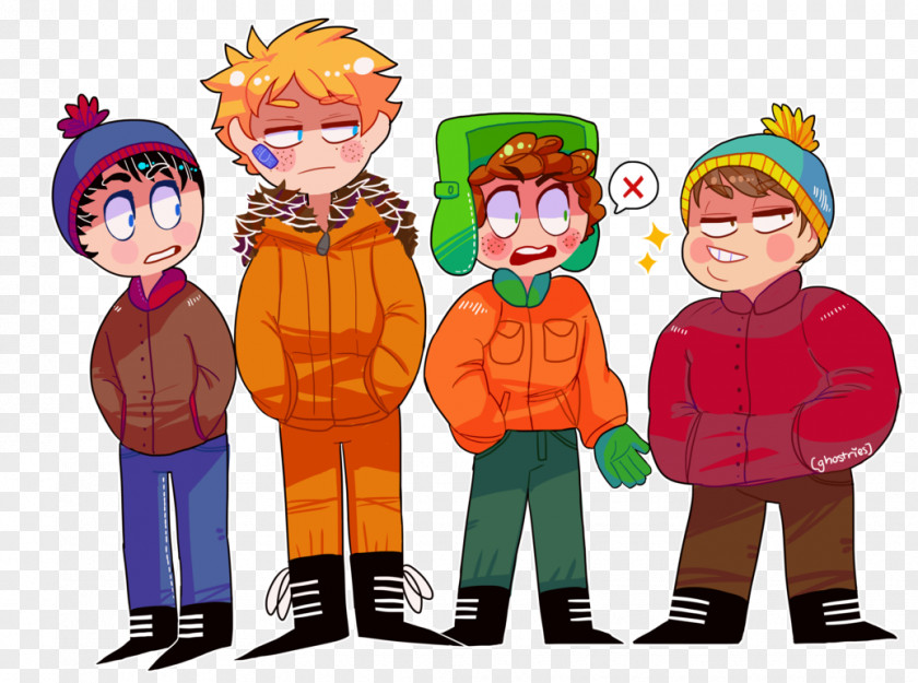 Josie And The Pussycats Kenny McCormick Eric Cartman Stan Marsh Kyle Broflovski Tweek Tweak PNG