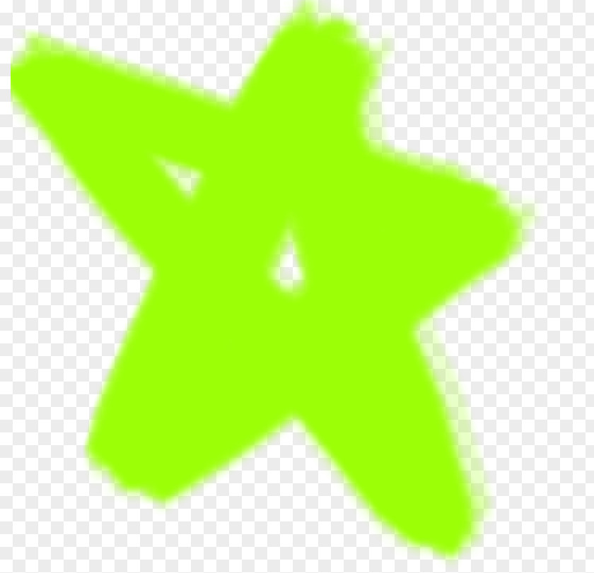 Leaf Line Star Font PNG