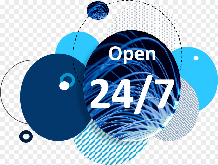 Open 24 Hours Library Brand Campus Logo PNG