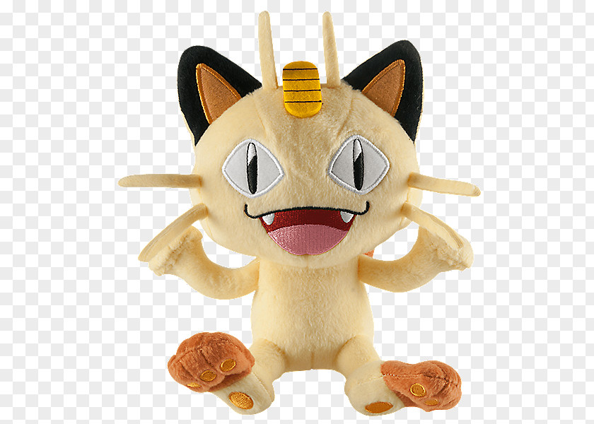 Plush Toys Ash Ketchum Pokémon GO Meowth Pikachu PNG
