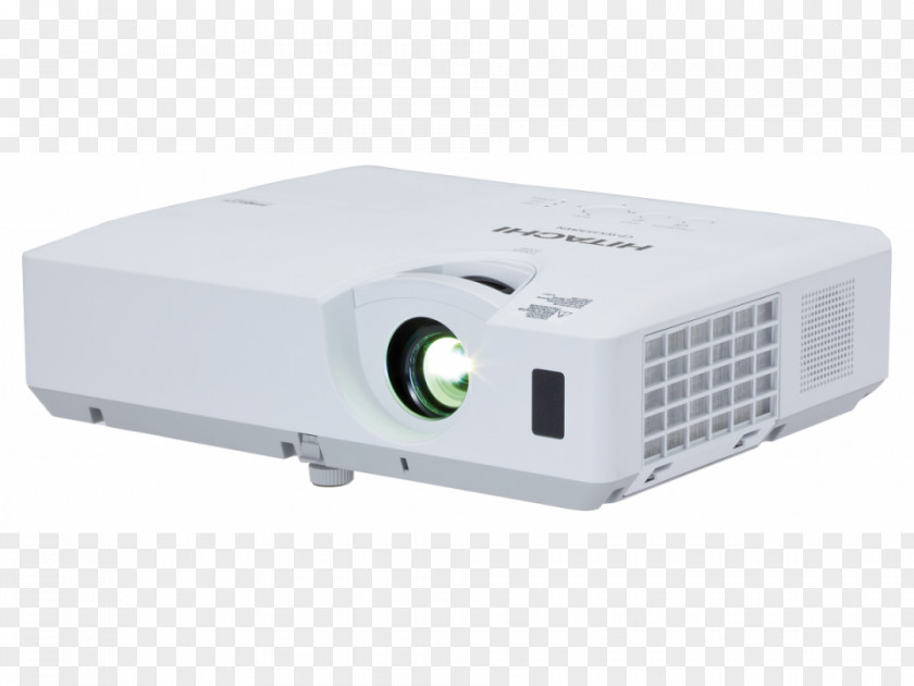 Projectors Multimedia 3200 ANSI Lumens XGA 3LCD Technology Meeting Room 3.0Kg Hitachi CP-CX251N Hardware/Electronic LCD Projector PNG