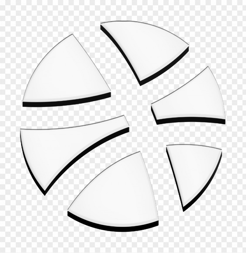 Emblem Symmetry Dribbble Icon PNG