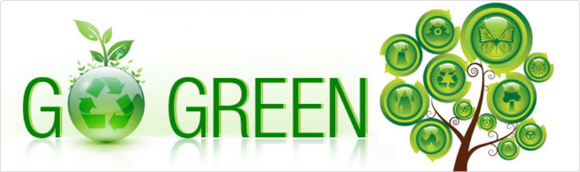 Go Green Service Promotion Business Clip Art PNG