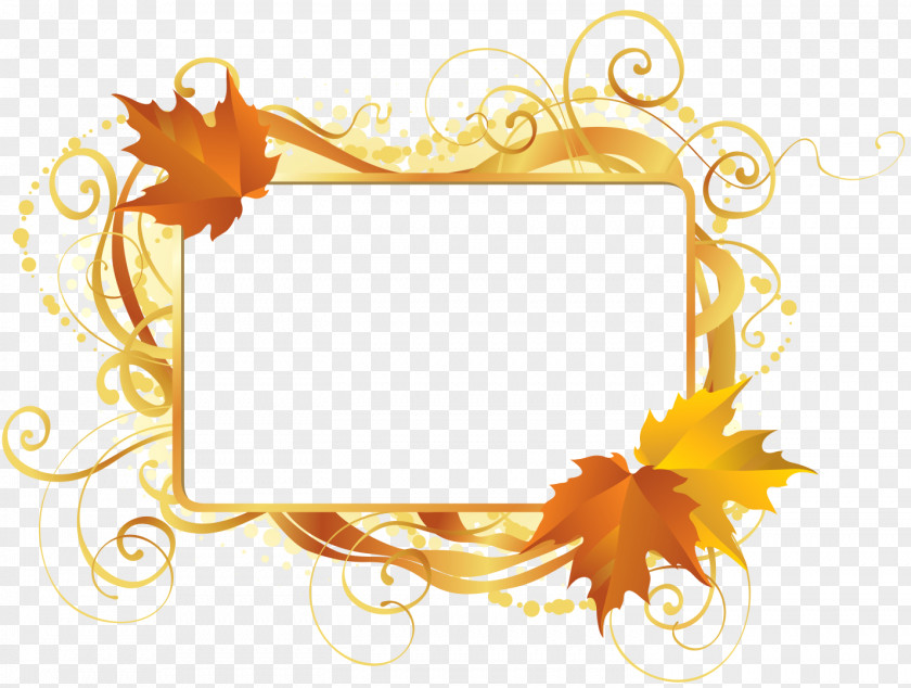 Leaf Frame PNG