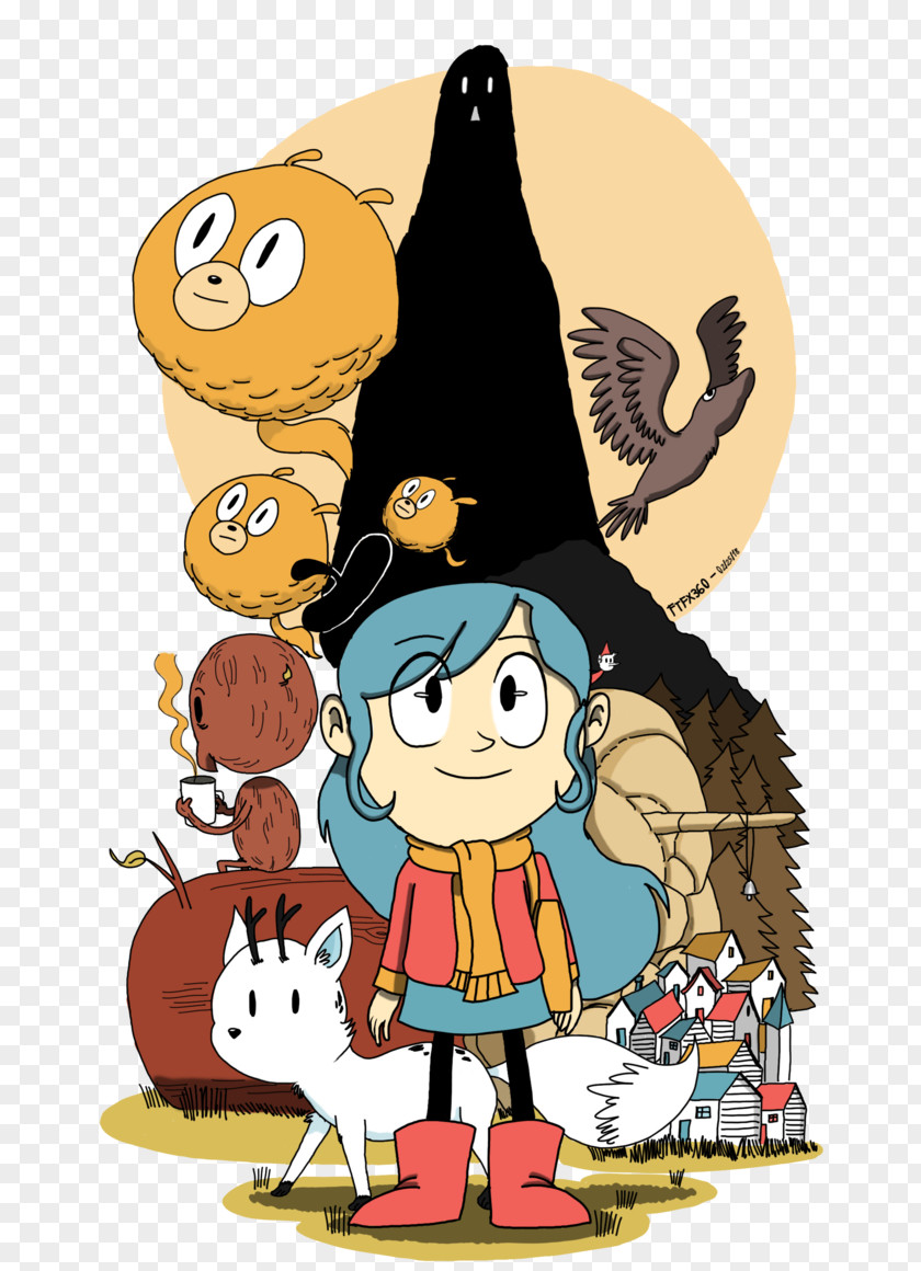 Adventures Graphic Netflix Hilda And The Stone Forest Comics Character Animated Series PNG