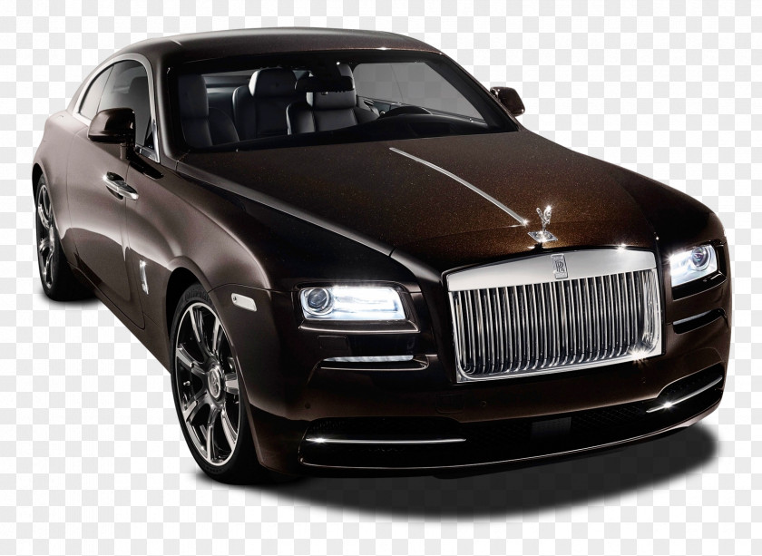 Black Rolls Royce Wraith Car Rolls-Royce Phantom V I 2015 PNG