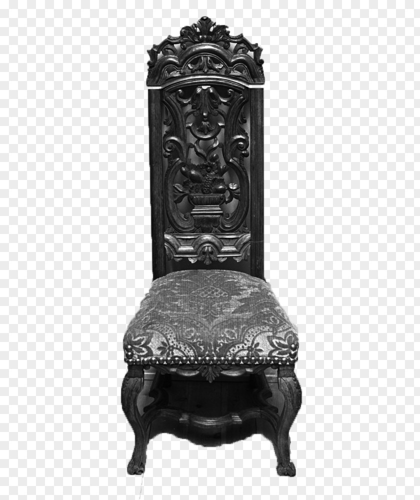 Chair Baroque Furniture Table PNG