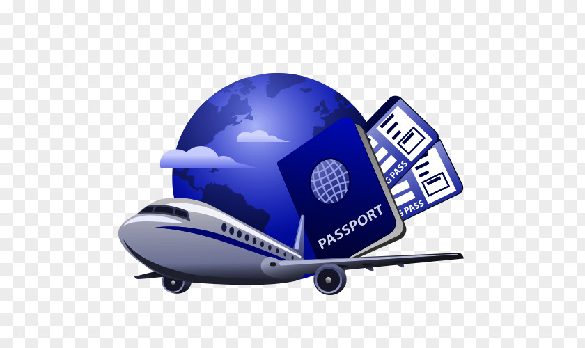 Earth Visa Travel Air Airplane Flight Clip Art PNG