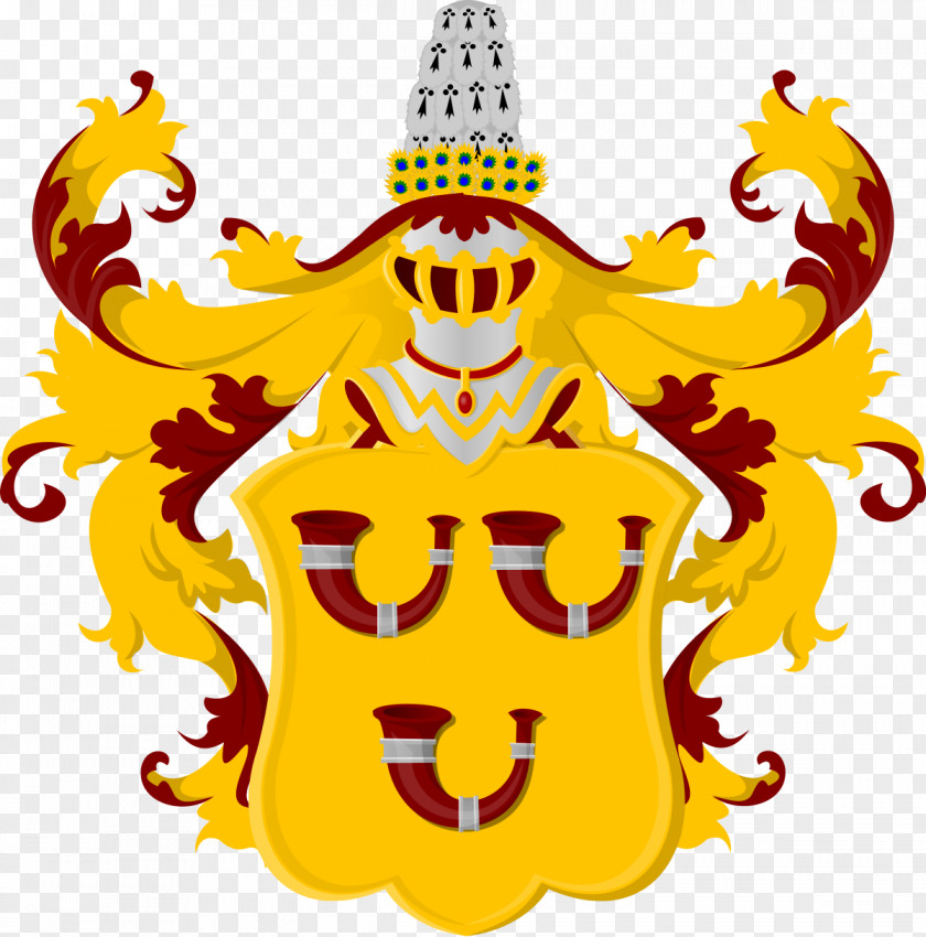 House Of Hornes Egmond Family Coat Arms 5 June Crest PNG